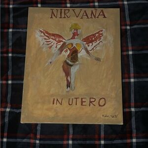 Nirvana 'In Utero' Canvas Art